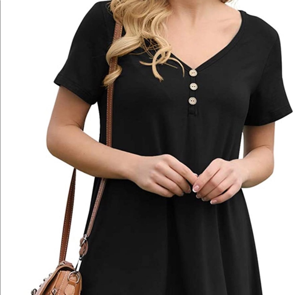 NWT Short Sleeve Tunic Top Loose Fit T-Shirt